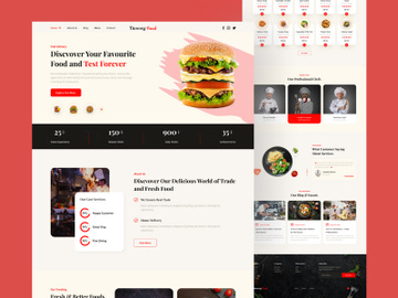 Tammy Food - Restaurant Landing Page preview picture