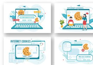 12 Internet Cookies Technology Illustration