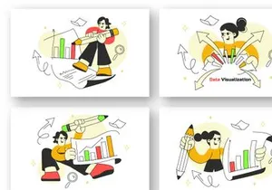 6 Data Visualization Illustration