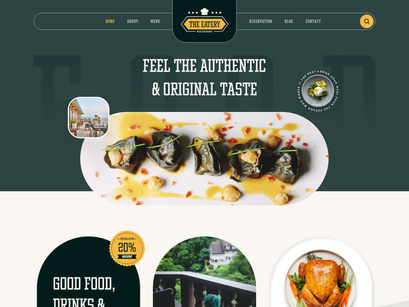 Restaurant - Responsive Web Design Template