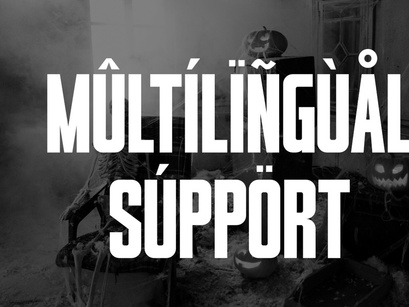 Halloween - Modern Sans Serif Font