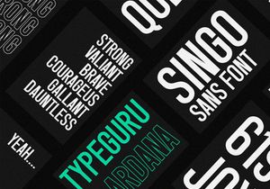 Singo | Sans Display Font