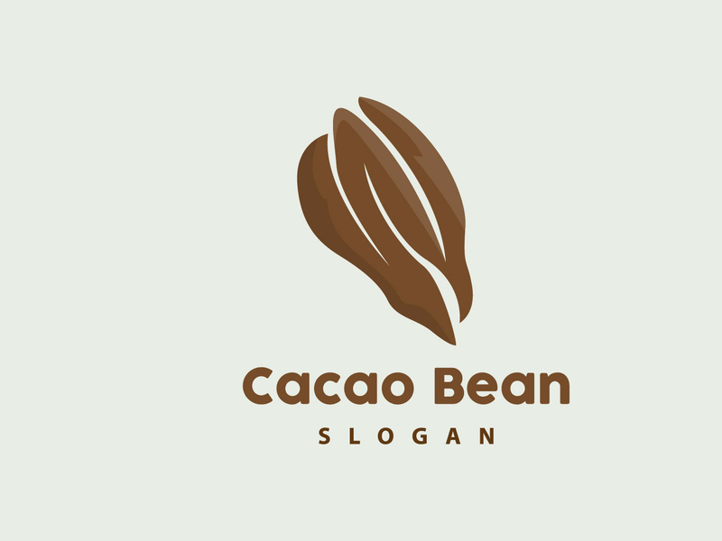 Cacao Logo, Cocoa Fruit Plant Logo