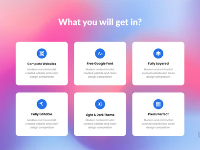 Personal Portfolio Web UI Kit