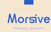 Morsive - Display Font