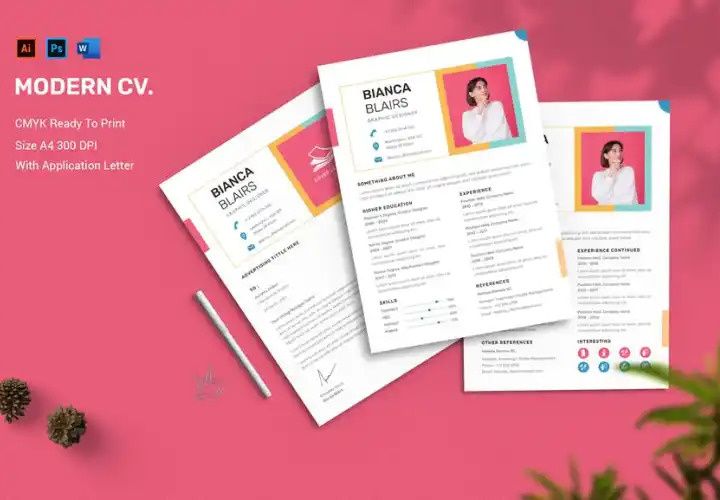 Modern CV – Resume & Letter