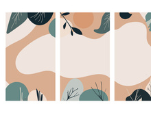 Abstract botanical background