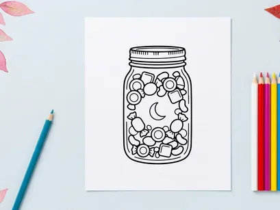 Jar of white pills and capsules spilling out. Medical supplement container with scattered medication for health and wellness.