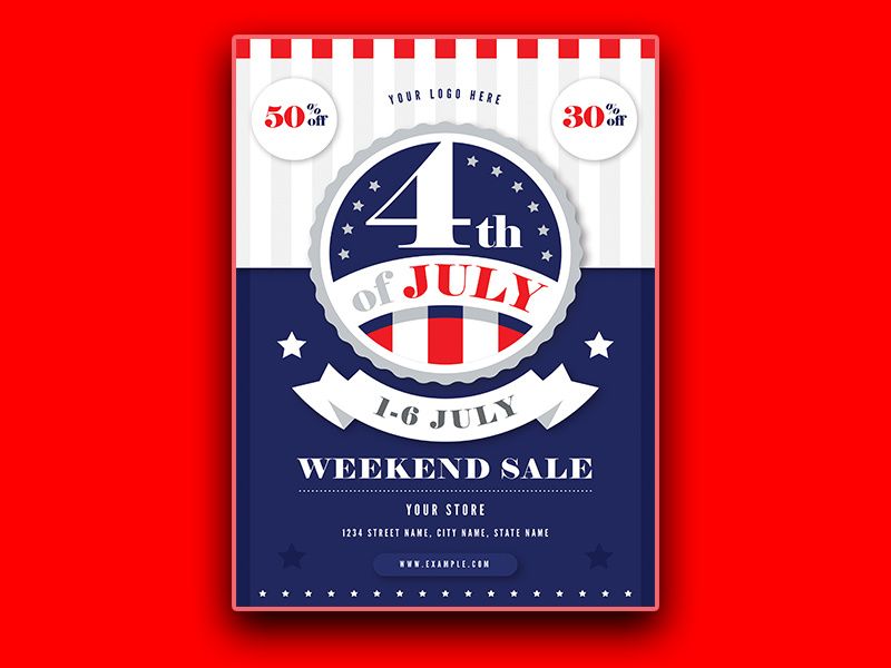 4th July Sale Flyer 02