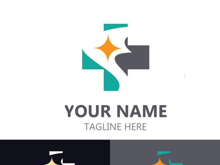 Medical  logotype health care simple modern design illustration template