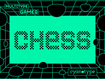 Chess | MultiType Gamer (One Free Font) preview picture