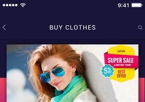 E-commerce Mobile Apps Template
