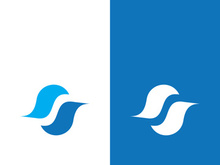 Business corporate S letter logo design vector