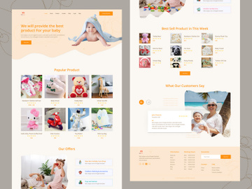 Baby-Care-Product-Website-Landing-Page preview picture