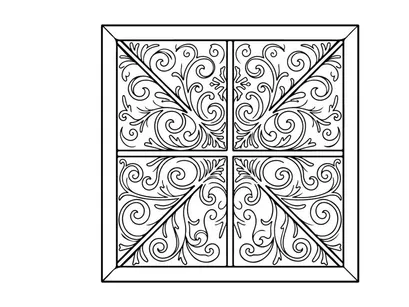 Elegant Christmas cross niche decorative pattern for festive holiday crafts and design projects
