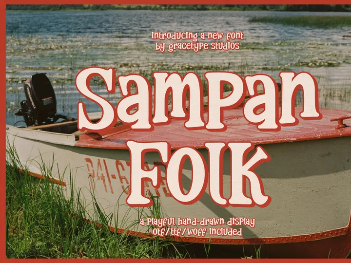 Sampan Folk | Playful Hand Drawn Display