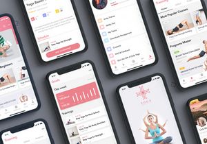 Yoga Fitness App UI Kit