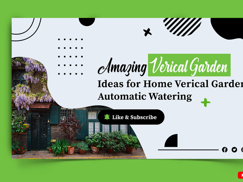 Home Garden Youtube Thumbnails