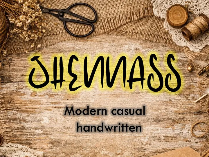 JHENNASS – Modern Casual Handwritten Font