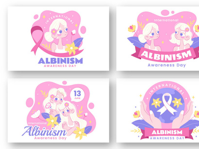 9 International Albinism Awareness Day Illustration