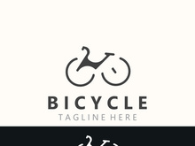 Bicycle icon template design inspiration. Bicycle store Quality symbol vector