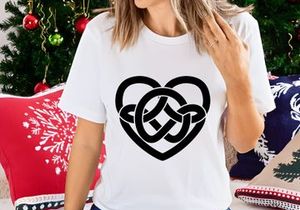 Celtic knot heart vector