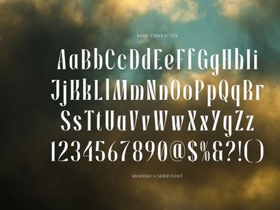 Moderica | Modern Serif Font