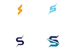Initial letter S element abstract logo.
