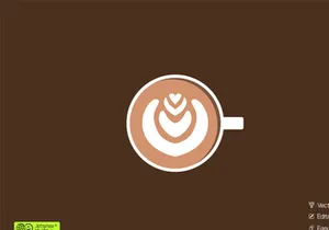 Latte Art Vector Bundle