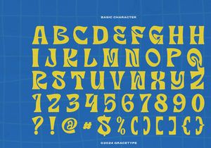 Chonka Muchas | Hand Drawn Groovy Font