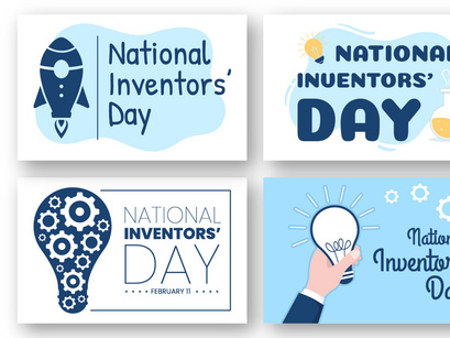 12 National Inventors Day Illustration