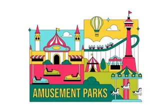 10 Amusement Park Illustration
