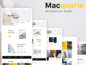 Macquarie - An Architect Web Template preview picture