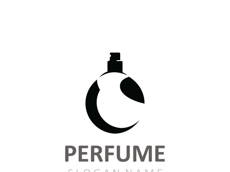 Luxury Perfume logo image cosmetic fragrance shop and business vector design