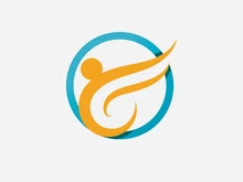 Community  network and social  Health Logo  icon design template