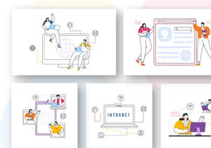 20 Intranet Technology Illustration