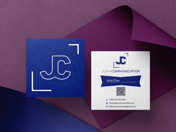 Corporate Square Business Card preview picture
