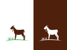 Goat logo template vector icon illustration design