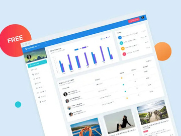 MaterialPro Free React Admin Dashboard Template preview picture
