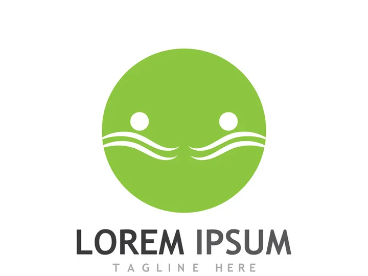 people community logo design with creative idea.