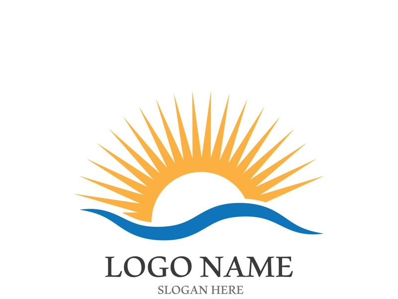 Free Sunrise Logo Creator - Online Horizon Sun Logo Design
