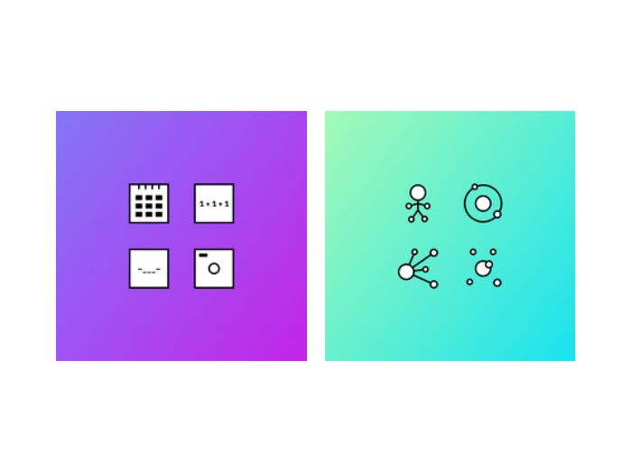 Squares & Schemes Free Icons II