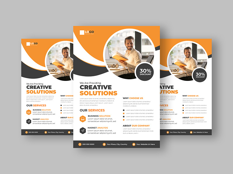 Marketing Agency Flyer template Ver-7