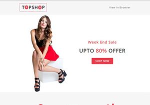 TOPSHOP - Responsive Email Template