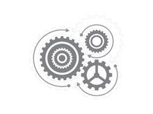 Gear illustration design template