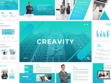 CREAVITY - Creative & Business Google Slide Template preview picture