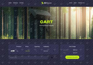 EV World- EV Company Website UI Kit