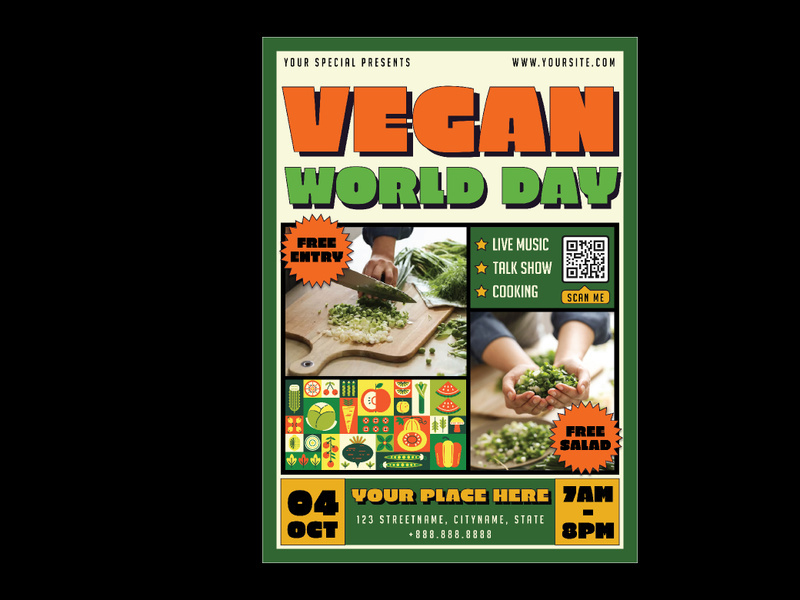 Vegetarian Day Flyer