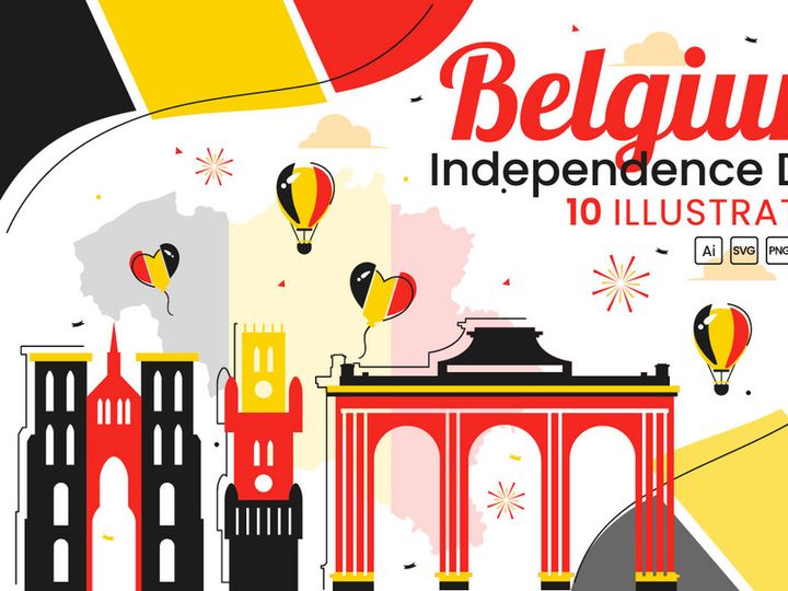 10 Belgium Independence Day Illustration