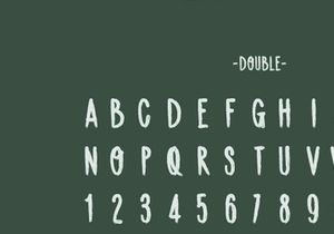 Backpacker Free Vector Typeface